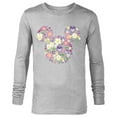 thumbnail image 1 of Disney Mickey Mouse February Birth Month Birthstone & Flower - Long Sleeve T-Shirt for Men - Customized-Athletic Heather, 1 of 5