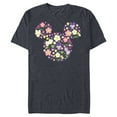 thumbnail image 1 of Disney Mickey Mouse February Birth Month Birthstone & Flower - Short Sleeve Blended T-Shirt for Adults - Customized-Navy Heather, 1 of 5