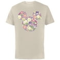 thumbnail image 1 of Disney Mickey Mouse February Birth Month Birthstone & Flower - Short Sleeve Cotton T-Shirt for Adults - Customized-Natural, 1 of 5