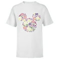 thumbnail image 1 of Disney Mickey Mouse February Birth Month Birthstone & Flower - Short Sleeve T-Shirt for Kids - Customized-White, 1 of 5