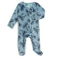 thumbnail image 1 of Disney Mickey Mouse Flannel Fleece Zip Up Woobie Sleep N' Play Newborn to Infant, 1 of 4