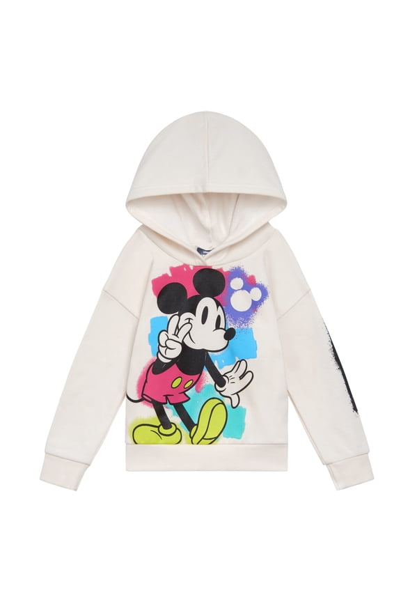 Mickey Mouse Fleece Pullover Hoodie Graffiti Toddler to Big Kid