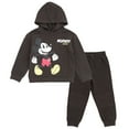 thumbnail image 1 of Disney Mickey Mouse Fleece Pullover Hoodie and Jogger Pants Outfit Set Toddler to Big Kid, 1 of 5