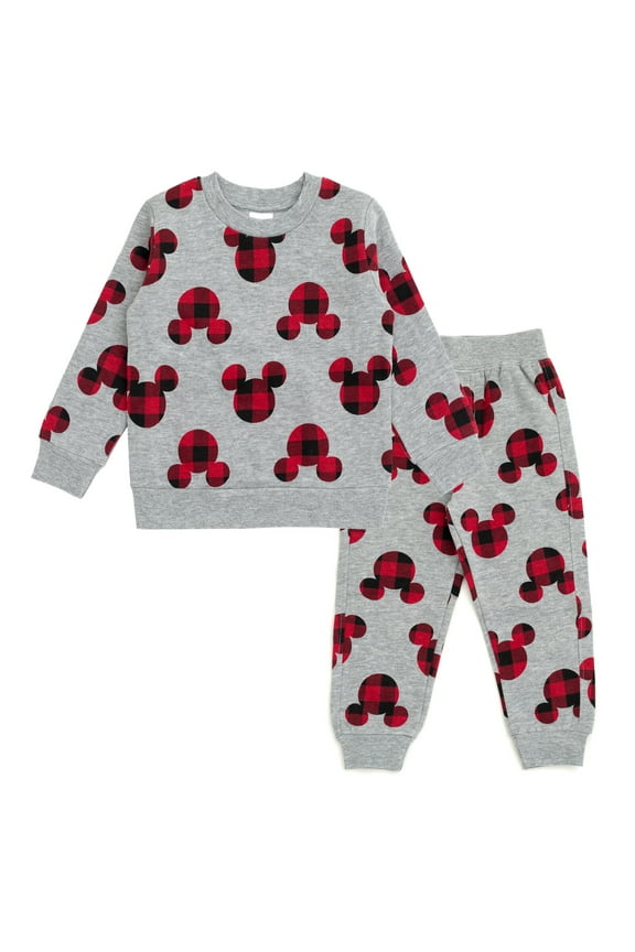 Mickey Mouse Fleece Sweatshirt and Jogger Pants Outfit Set Toddler to Big Kid