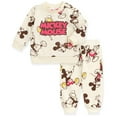 thumbnail image 1 of Disney Mickey Mouse Fleece Sweatshirt and Pants Outfit Set Infant to Little Kid, 1 of 5