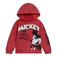 thumbnail image 1 of Disney Mickey Mouse Fleece Zip Up Hoodie Toddler to Big Kid, 1 of 5
