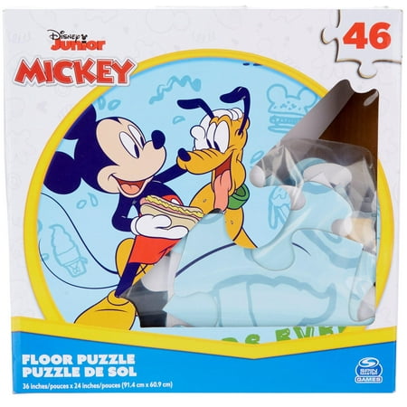 Disney Mickey Mouse Floor Puzzle One Size Blue