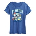 thumbnail image 1 of Disney - Mickey Mouse Florida - Women's Short Sleeve Graphic T-Shirt, 1 of 4