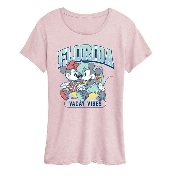 Disney - Mickey Mouse Florida - Women's Short Sleeve Graphic T-Shirt