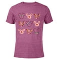 thumbnail image 1 of Disney Mickey Mouse Flowers and Daisy Print - Short Sleeve Blended T-Shirt for Adults - Customized-Purple, 1 of 5