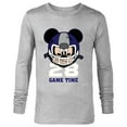 thumbnail image 1 of Disney Mickey Mouse Football #28 Game Time Sports - Long Sleeve T-Shirt for Men - Customized-Athletic Heather, 1 of 5