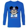 thumbnail image 1 of Disney Mickey Mouse Football #28 Game Time Sports - Long Sleeve T-Shirt for Men - Customized-Navy, 1 of 5