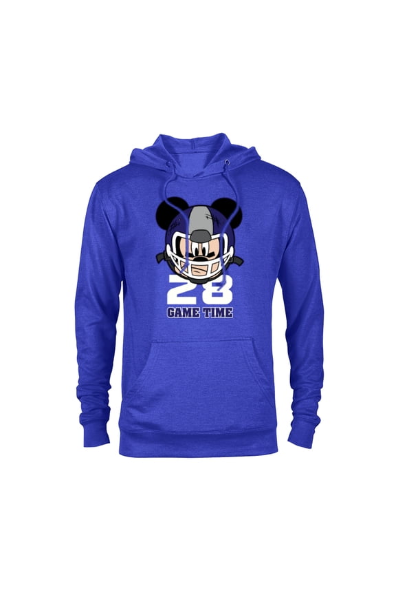 Mickey Mouse Football #28 Game Time Sports - Pullover Hoodie for Adults - Customized-Royal