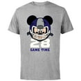 thumbnail image 1 of Disney Mickey Mouse Football #28 Game Time Sports - Short Sleeve Cotton T-Shirt for Adults - Customized-Athletic Heather, 1 of 5