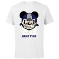 thumbnail image 1 of Disney Mickey Mouse Football #28 Game Time Sports - Short Sleeve Cotton T-Shirt for Adults - Customized-White, 1 of 5