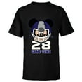 thumbnail image 1 of Disney Mickey Mouse Football #28 Game Time Sports - Short Sleeve T-Shirt for Kids - Customized-Black, 1 of 5