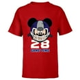 thumbnail image 1 of Disney Mickey Mouse Football #28 Game Time Sports - Short Sleeve T-Shirt for Kids - Customized-Red, 1 of 5