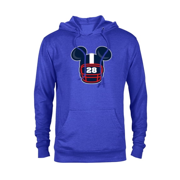 Disney Mickey Mouse Football Helmet #28 Sports - Pullover Hoodie for Adults - Customized-Royal