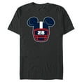 thumbnail image 1 of Disney Mickey Mouse Football Helmet #28 Sports - Short Sleeve Blended T-Shirt for Adults - Customized-Dark Heather, 1 of 5