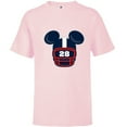 thumbnail image 1 of Disney Mickey Mouse Football Helmet #28 Sports - Short Sleeve T-Shirt for Kids - Customized-Soft Pink, 1 of 5