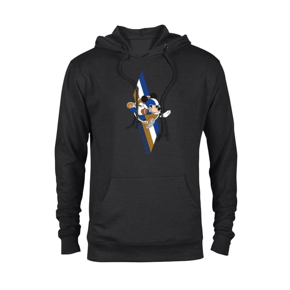 Disney Mickey Mouse Football Touchdown Sports - Pullover Hoodie for Adults - Customized-Black