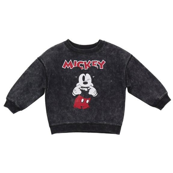 Disney Mickey Mouse French Terry Matching Family Sweatshirt Toddler to Little Kid