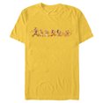 thumbnail image 1 of Disney Mickey Mouse & Friends Breezy Autumn Leaf Stroll Fall - Short Sleeve Blended T-Shirt for Adults - Customized-Yellow, 1 of 5