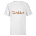thumbnail image 1 of Disney Mickey Mouse & Friends Breezy Autumn Leaf Stroll Fall - Short Sleeve T-Shirt for Kids - Customized-White, 1 of 5