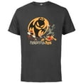 thumbnail image 1 of Disney Mickey Mouse & Friends Halloween Frightful Fun - Short Sleeve Cotton T-Shirt for Adults - Customized-Charcoal Heather, 1 of 5