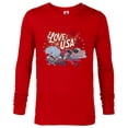 thumbnail image 1 of Disney Mickey Mouse & Friends I Love the USA Fourth of July - Long Sleeve T-Shirt for Men - Customized-New Red, 1 of 5