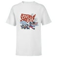 thumbnail image 1 of Disney Mickey Mouse & Friends I Love the USA Fourth of July - Short Sleeve T-Shirt for Kids - Customized-White, 1 of 5