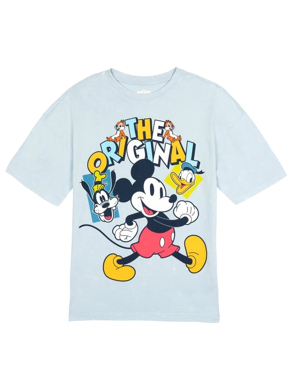 Mickey Mouse & Friends Little Boys' Short Sleeve T-Shirt Skyway Wash