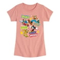thumbnail image 1 of Disney - Mickey Mouse & Friends Skater Crew - Toddler & Youth Girls Short Sleeve Graphic T-Shirt, 1 of 5