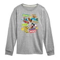 thumbnail image 1 of Disney - Mickey Mouse & Friends Skater Crew - Youth Long Sleeve Graphic T-Shirt, 1 of 5