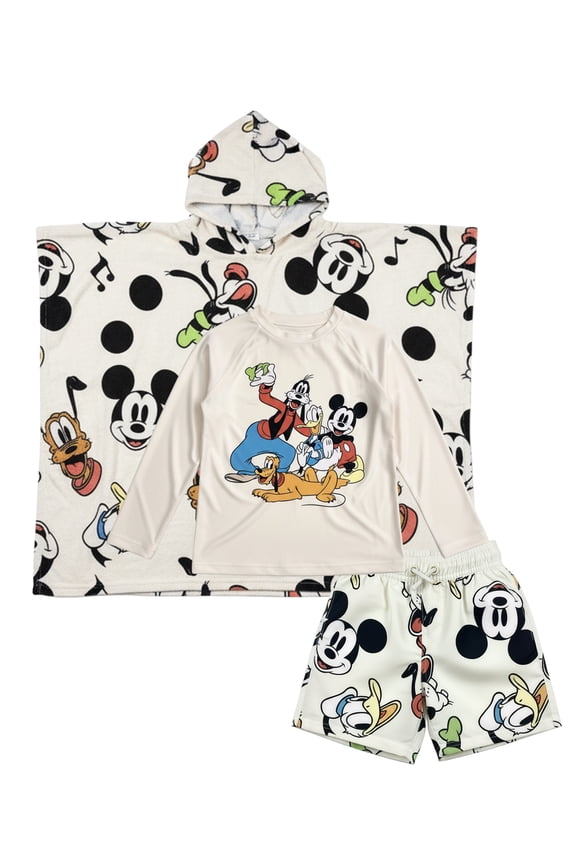 Character Toddler Boy Swim Set, 3-Piece, Sizes 12M-5T