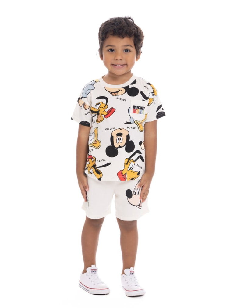 Disney Mickey Mouse & Friends Toddler Boys Graphic Tee and Shorts Set, 2-Piece, Sizes 12M-5T