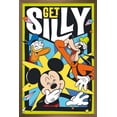 thumbnail image 1 of Disney Mickey Mouse Funhouse - Get Silly Wall Poster, 14.725" x 22.375", Framed, 1 of 3