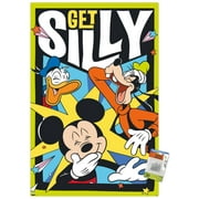 Disney Mickey Mouse Funhouse - Get Silly Wall Poster with Pushpins, 22.375" x 34"