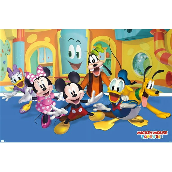 Disney Mickey Mouse Funhouse - Group Wall Poster, 22.375" x 34"