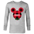 thumbnail image 1 of Disney Mickey Mouse GRANDPA Holiday Family - Long Sleeve T-Shirt for Men - Customized-Athletic Heather, 1 of 5