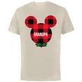 thumbnail image 1 of Disney Mickey Mouse GRANDPA Holiday Family - Short Sleeve Cotton T-Shirt for Adults - Customized-Natural, 1 of 5