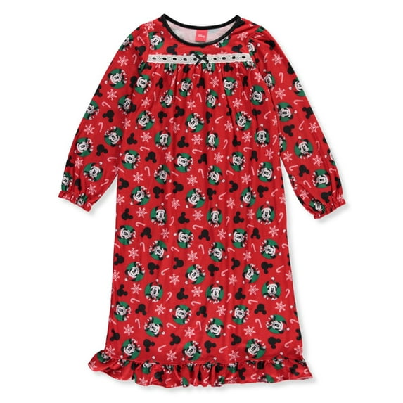 Disney Mickey Mouse Girls' Candy Cane Nightgown (Toddler)