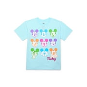 Disney Mickey Mouse Girls Graphic Tee with Short Sleeves, Sizes 4-16