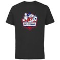 thumbnail image 1 of Disney Mickey Mouse Go Team Sports Soccer - Short Sleeve Cotton T-Shirt for Adults - Customized-Black, 1 of 5