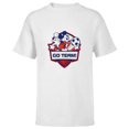 thumbnail image 1 of Disney Mickey Mouse Go Team Sports Soccer - Short Sleeve T-Shirt for Kids - Customized-White, 1 of 5