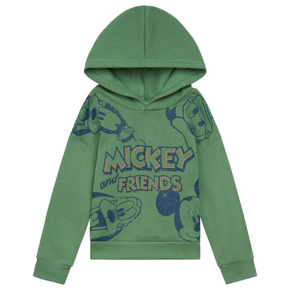 Disney Mickey Mouse Goofy Donald Duck Fleece Pullover Hoodie Toddler to Big Kid