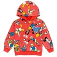 thumbnail image 1 of Disney Mickey Mouse Goofy Donald Duck French Terry Pullover Hoodie Toddler to Big Kid, 1 of 5