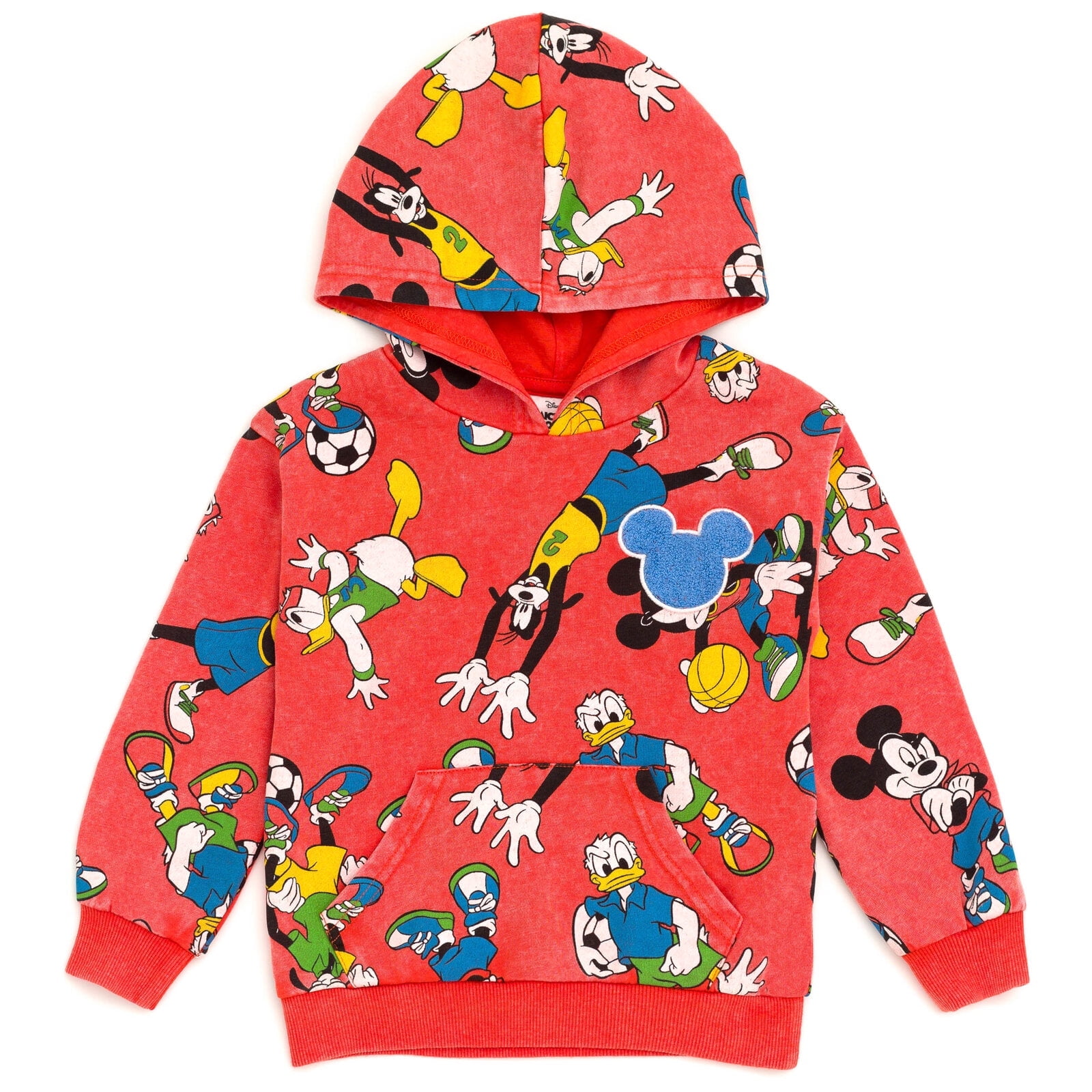 Disney Mickey Mouse Goofy Donald Duck French Terry Pullover Hoodie ...