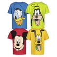 thumbnail image 1 of Disney Mickey Mouse Goofy Donald Duck Infant Baby Boys 4 Pack T-Shirts Infant to Big Kid, 1 of 5
