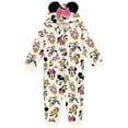 thumbnail image 1 of Disney Mickey Mouse Goofy Donald Duck Little Boy Girl Kids Fleece Zip Up Coverall White 7-8, 1 of 5